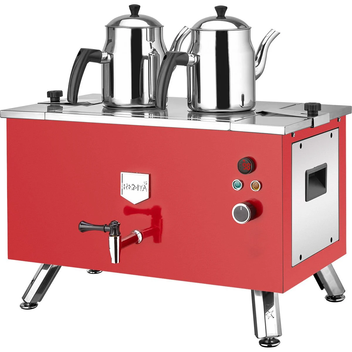 Çift Cidarlı 2 Demlikli Elektrikli Kahveci Ocağı 20 lt - EP02(L)