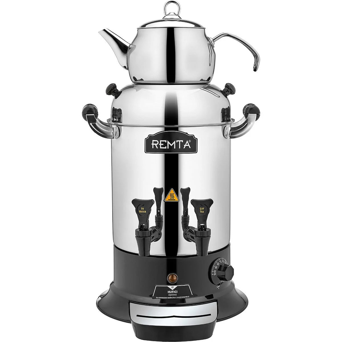 Maksi Çift Demlikli Çay Makinesi 16 lt
