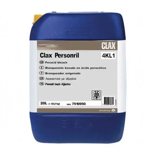 Diversey Clax Personril 4KL1 Ağartıcı Dezenfektan 22.2 Kg