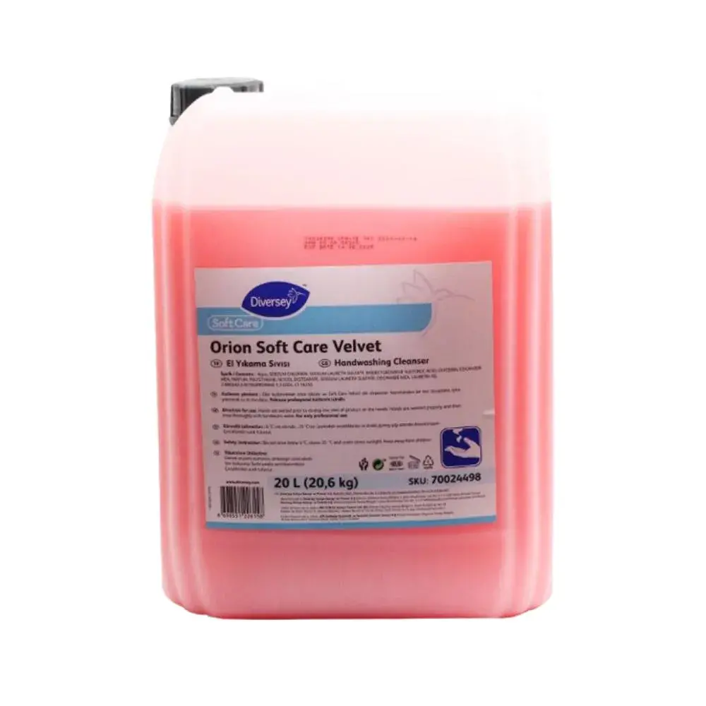 Diversey Orion Soft Care Velvet Pembe El Sabunu 20 Lt