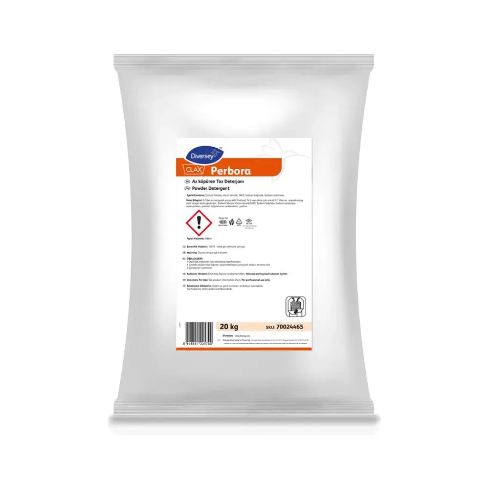 Diversey Perbora Oksijen Bazlı Ağartıcılı Toz Deterjan 20 Kg
