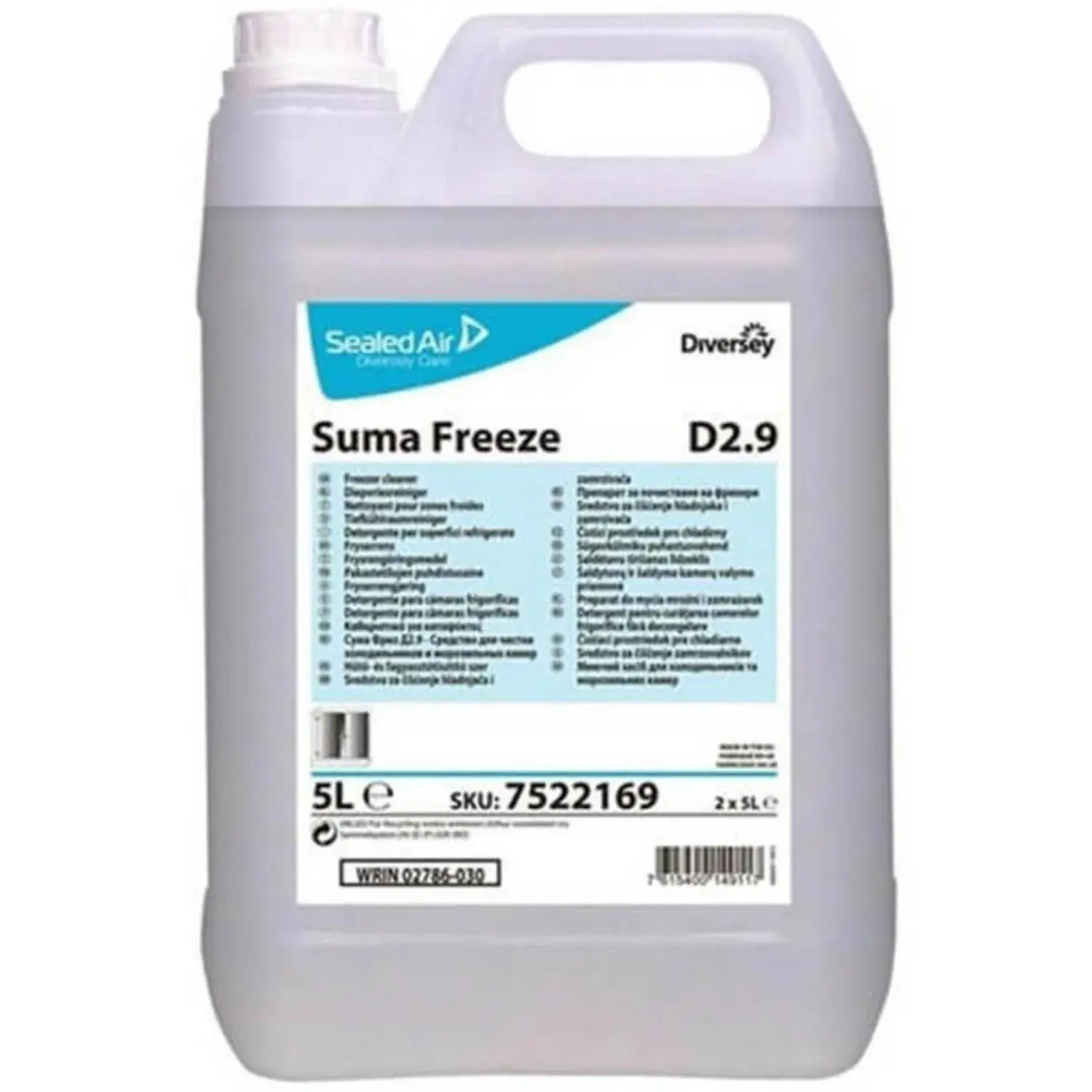 Diversey Suma Freeze D2.9 Derin Dondurucu Temizleyici 5 Lt
