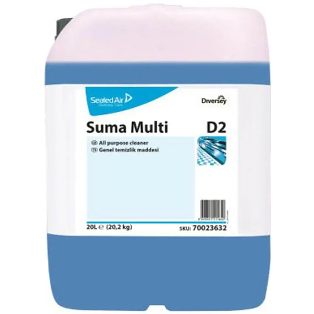 Diversey Suma Multi D2 Genel Yüzey Temizleyici 20 Lt