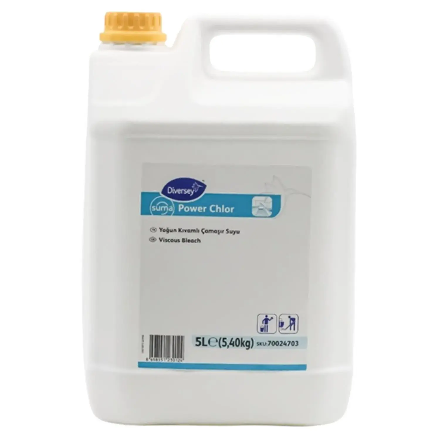 Diversey Suma Power Chlor Yoğun Kıvamlı Çamaşır Suyu 5 Lt
