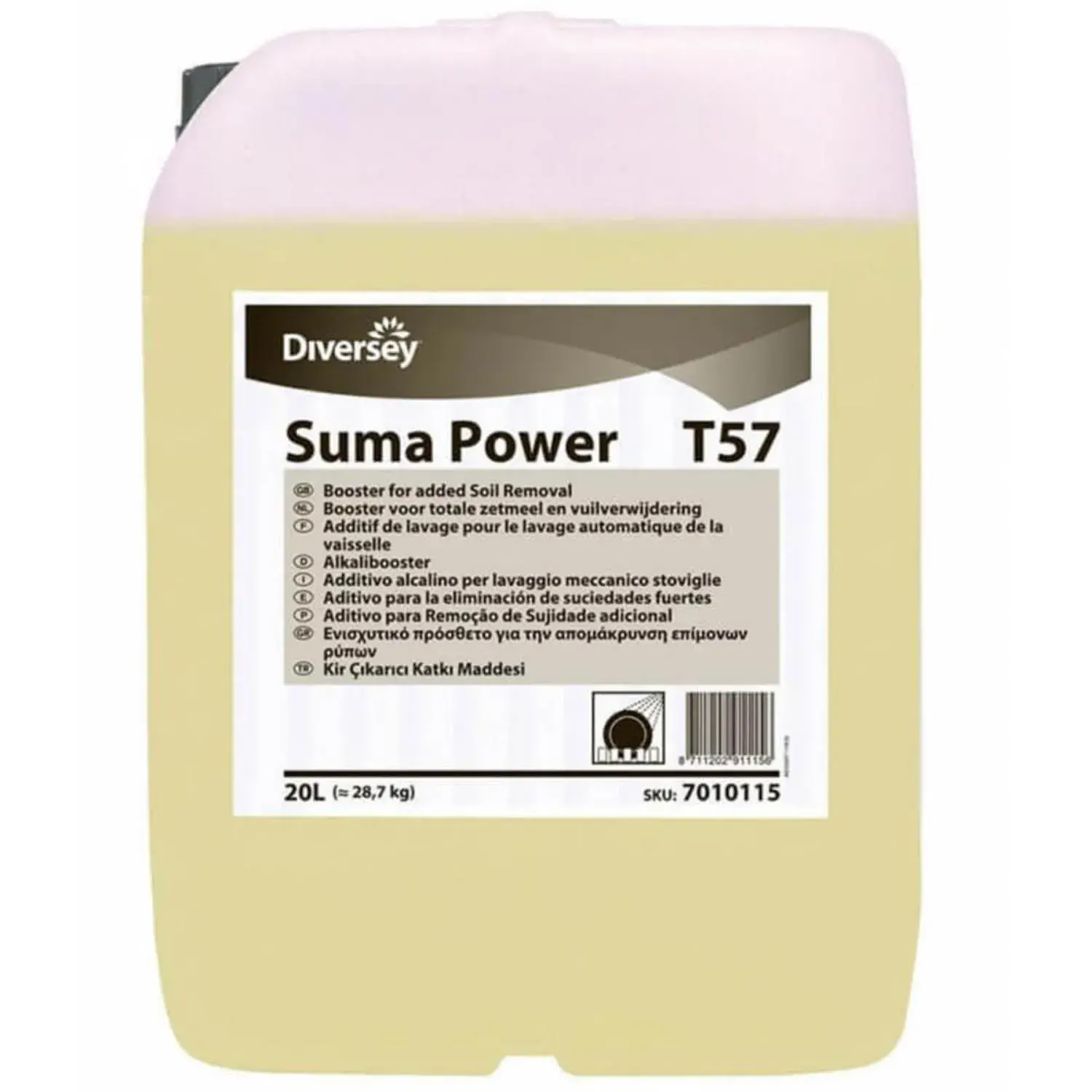 Diversey Suma Power T57 Bulaşık Makinesi Nişasta Çözücü 20 Lt